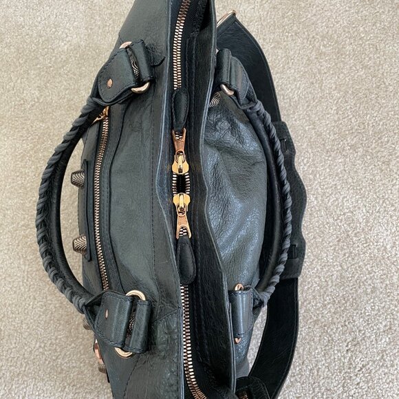 Balenciaga Giant 21 Hardware Grey/Olive Medium City Bag - Picture 5 of 8